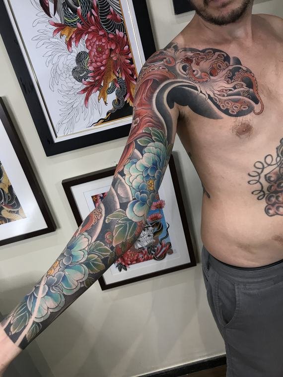 Dragão, tatuagem de Denis Vazios